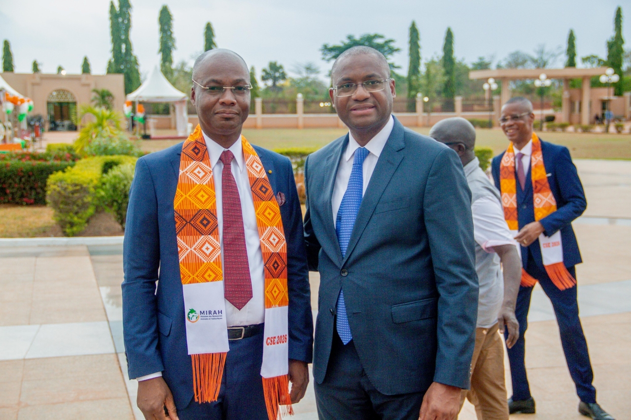 Présentation des vœux du Nouvel An à Monsieur le Ministre des Ressources animales et halieutiques, Monsieur Sidi Tiemoko TOURÉ.